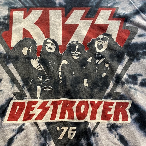 Kiss shirt liquid blue - Picture 3 of 10
